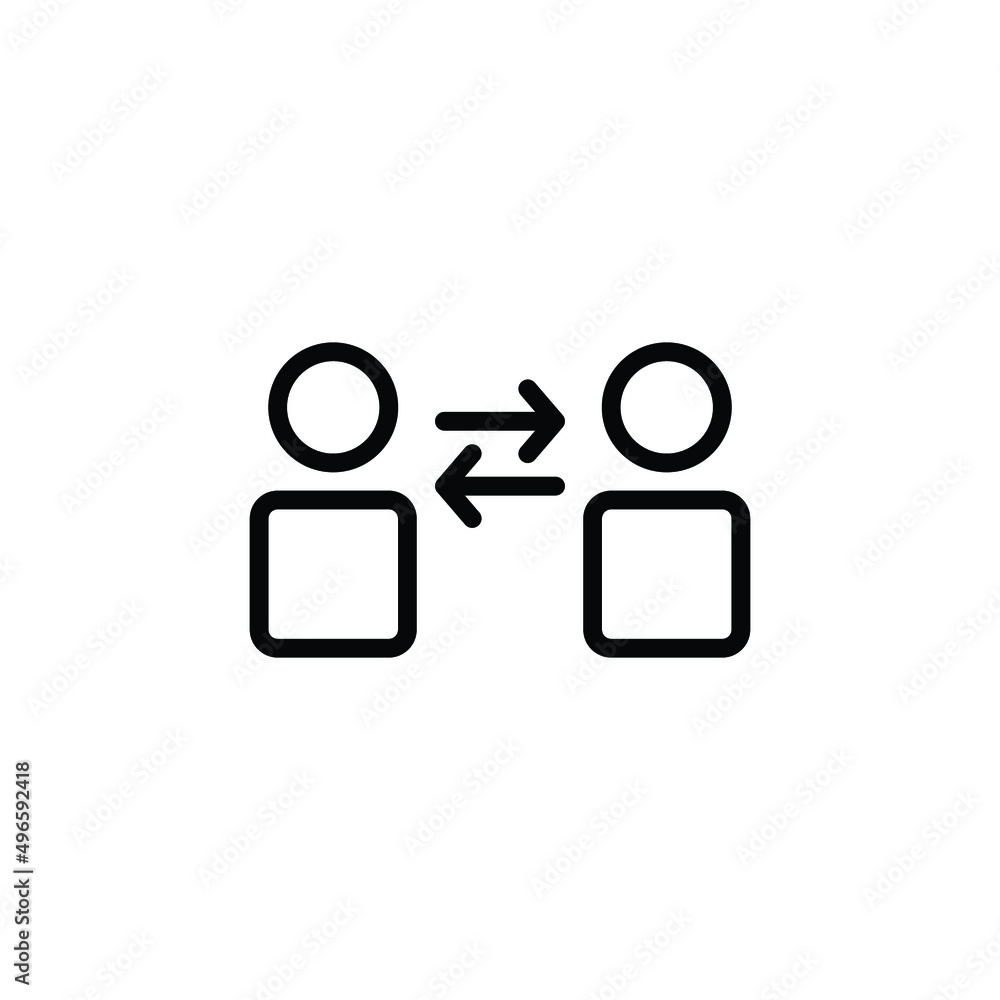 this is the icon of two people communicating this is the icon of two people communicating