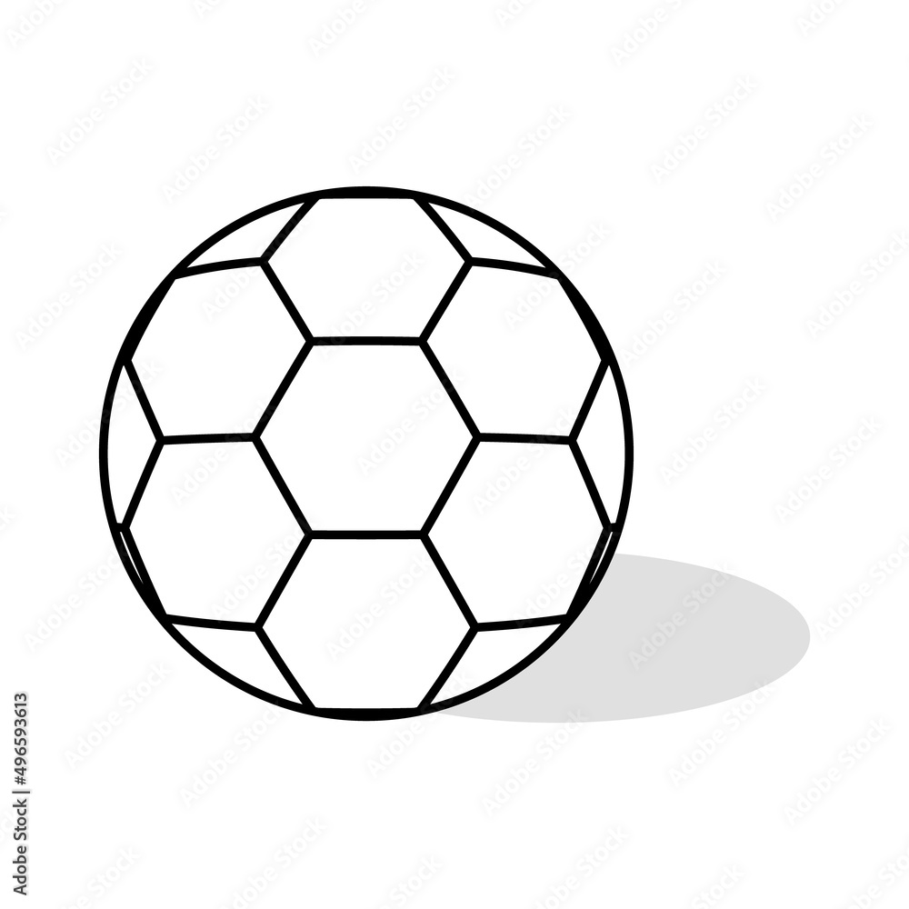 Soccer, football ball symbol, single goal isolated design vector illustration, web game object Soccer, football ball symbol, single goal isolated design vector illustration, web game object