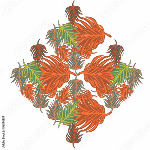 tropical forests,print with tropical vegetation,print with leaves,botany,flowering,very beautiful tropical print pattern design sketch template tracery drawing ornament decoration patterned weave inte