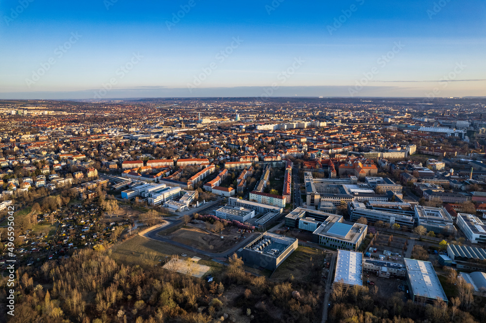 Fototapeta premium Ddesden Luftbild