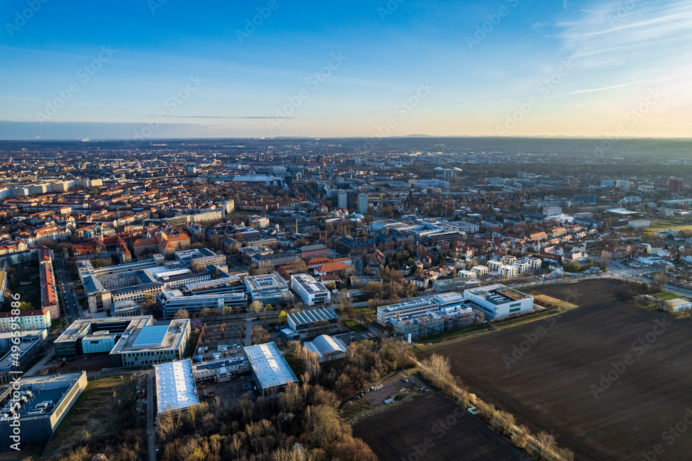 Fototapeta premium Ddesden Luftbild