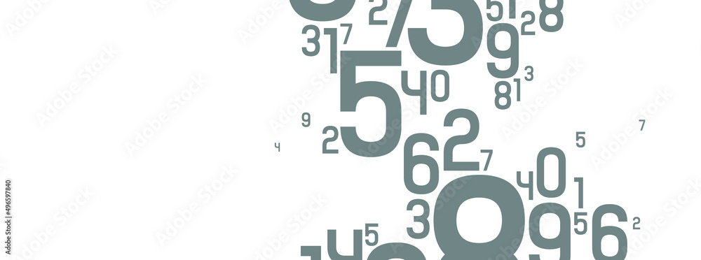 abstract background with numbers abstract background with numbers