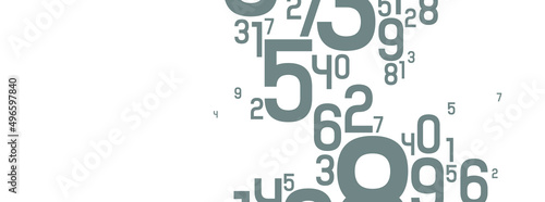 abstract background with numbers	