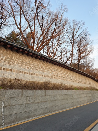 Korean Traditional Palace Wall