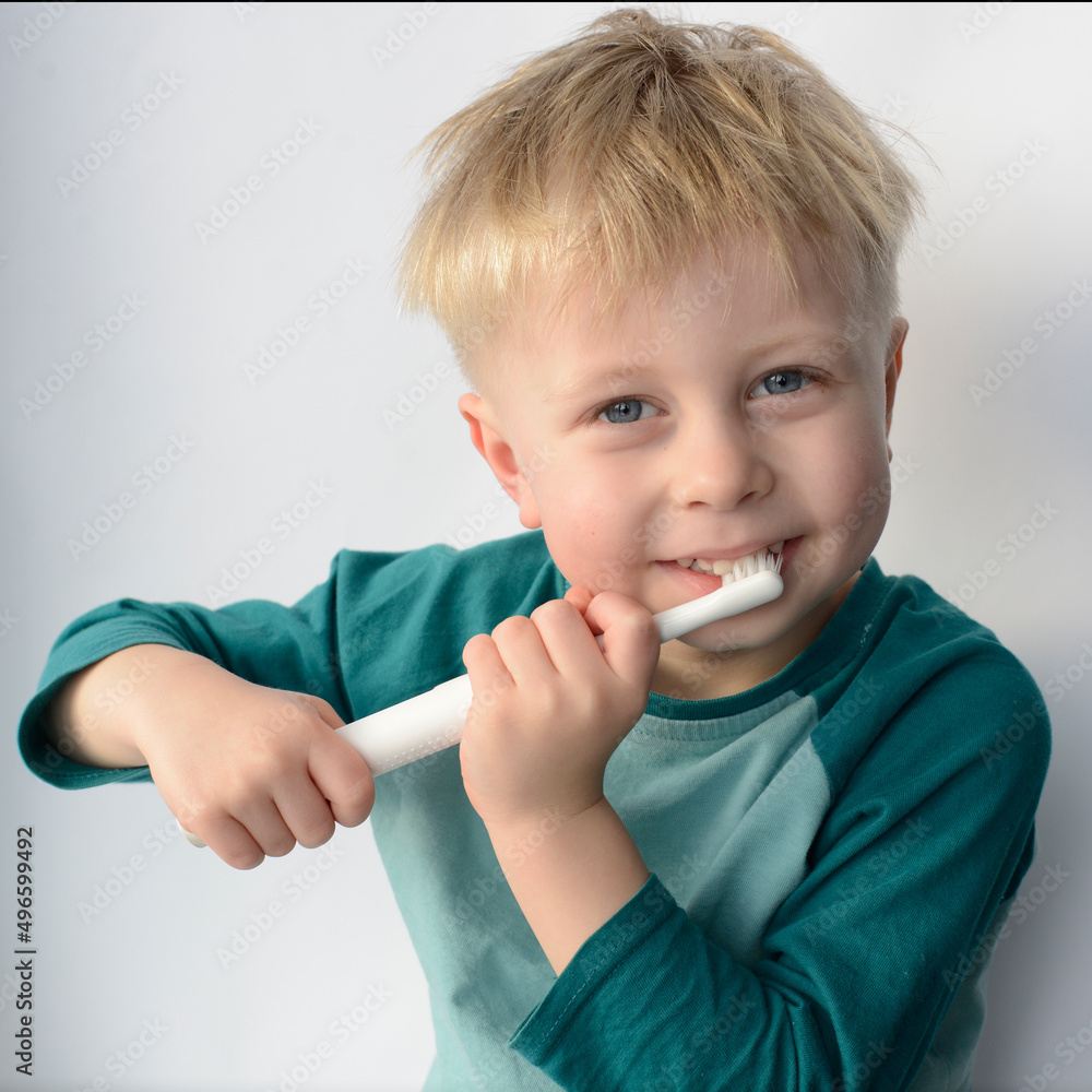 boy brushing his teeth boy brushing his teeth