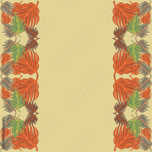 tropical forests,print with tropical vegetation,print with leaves,botany,flowering,very beautiful tropical print pattern design sketch template tracery drawing ornament decoration patterned weave inte