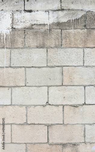 古いブロックの壁のテクスチャ web素材背景のデザイン Old block wall texture web material background design