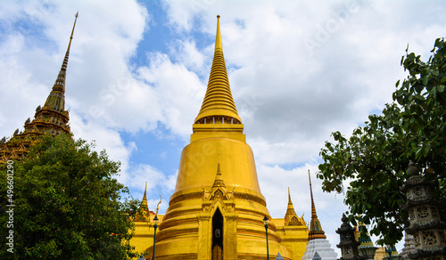Schilderij op canvas Temple of the Emerald Buddha - Wat Phra Kaew, Bangkok, Thailand