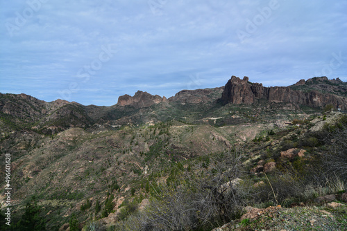 montagna simbolo roque il nublo gran canaria spagna