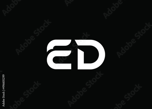 ED letter Logo Design Template Vector