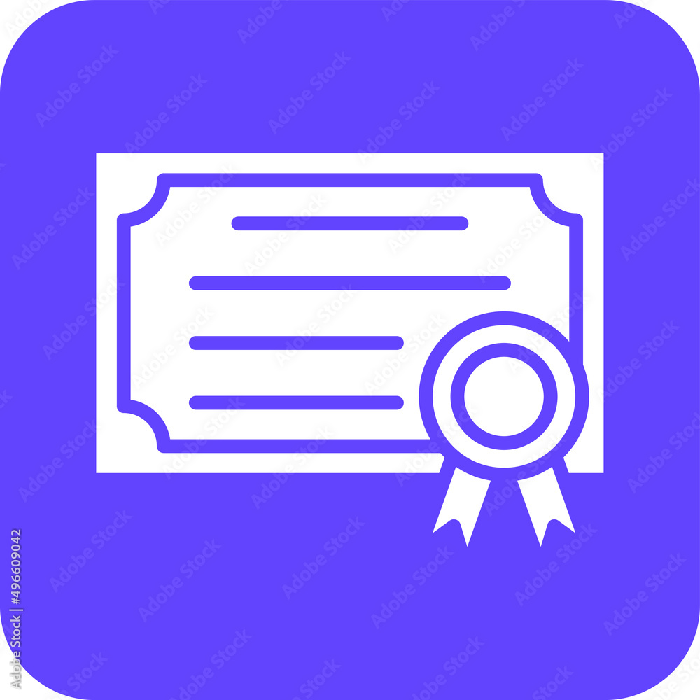 Certificate Vector Icon Design Illustration Certificate Vector Icon Design Illustration