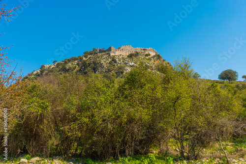 KAUNOS, DALYAN, TURKEY: Acropolis Hill in the ancient city of Kaunos.