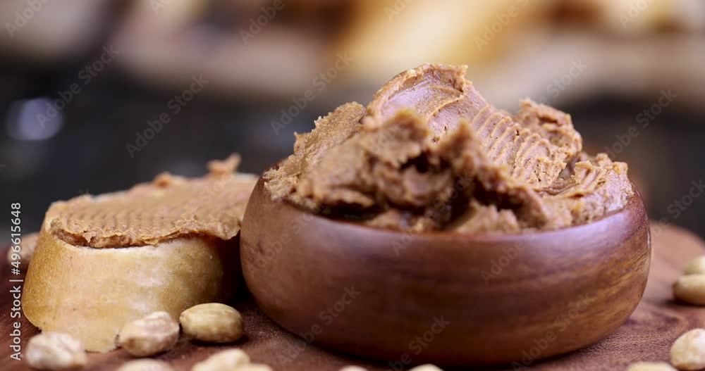 peanut butter with chunks of crushed peanuts peanut butter with chunks of crushed peanuts