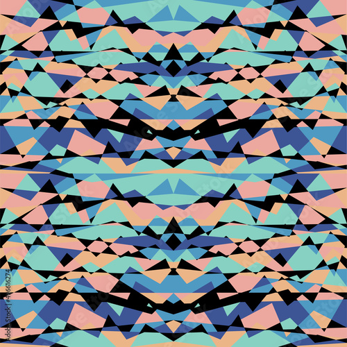 Seamless abstract background of triangles for your design