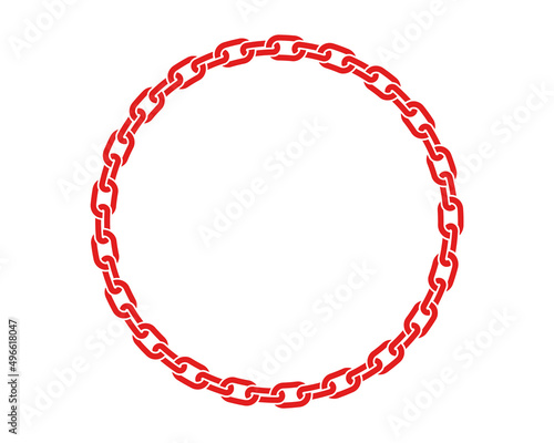 Totalitarian regime, frame chain symbol of slavery. The problem human freedom.