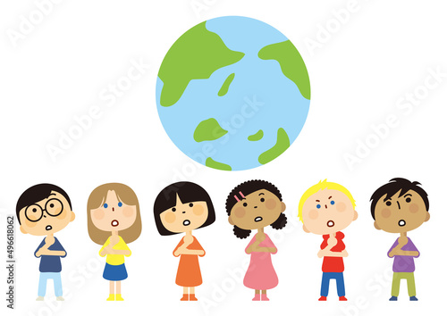 子ども　世界　地球　考える