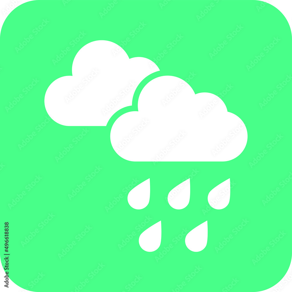 Rain Vector Icon Design Illustration Rain Vector Icon Design Illustration