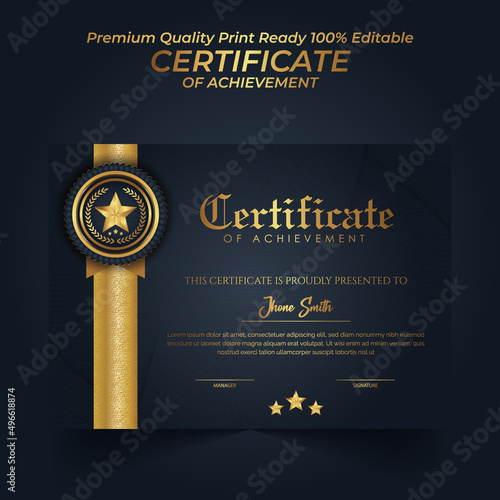 Certificate Design Template