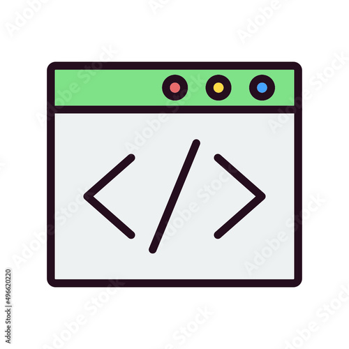 Browser Coding Icon