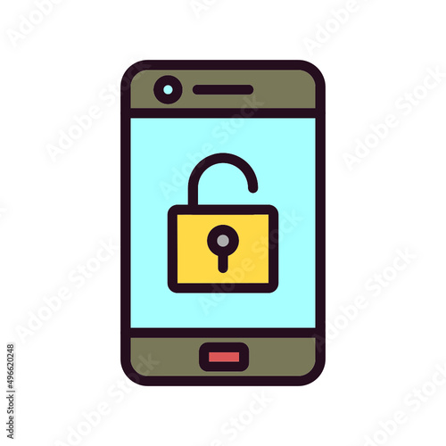 Mobile Unlock Icon