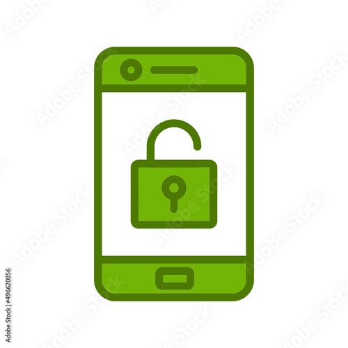Mobile Unlock Icon