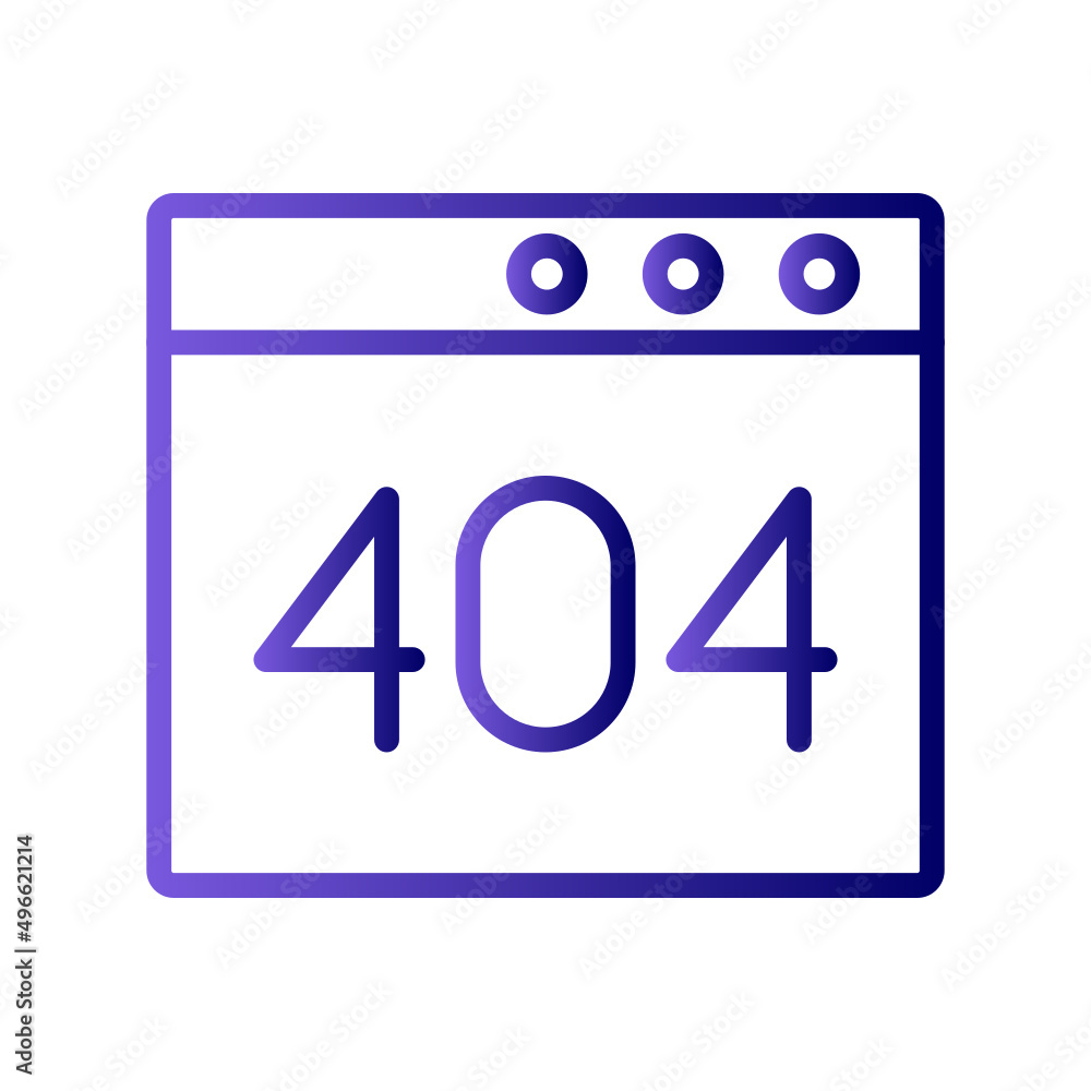 Browser Error 404 Icon Browser Error 404 Icon