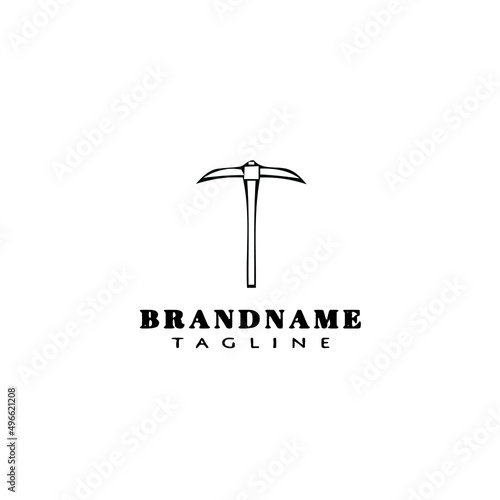 ax logo cartoon icon design template black isolated vector illustration