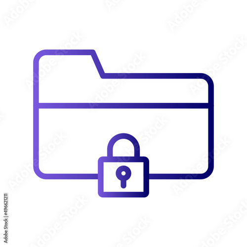 Folder Security Icon