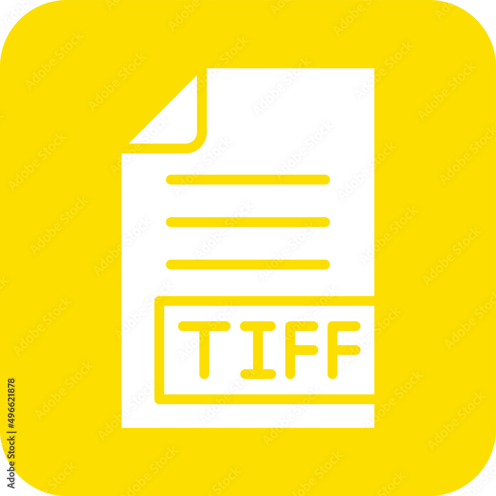 TIFF Vector Icon Design Illustration TIFF Vector Icon Design Illustration