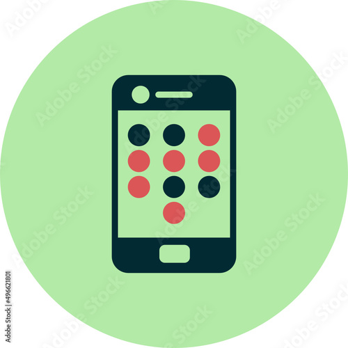 Mobile Pattern Lock Icon