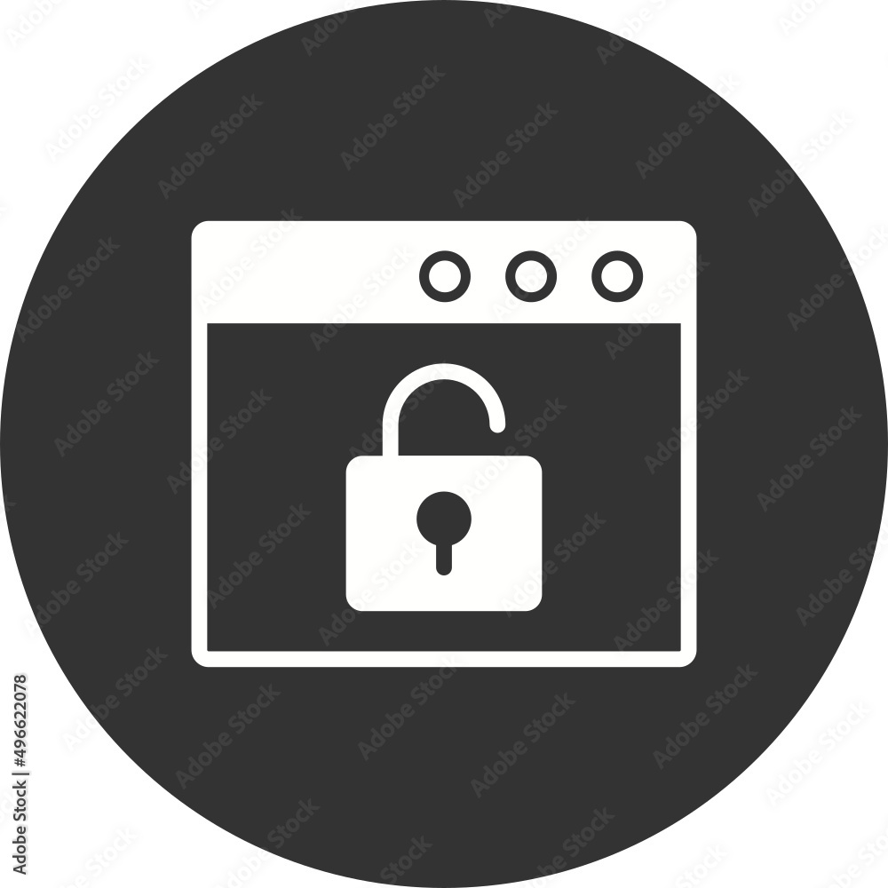 Browser Unlock Icon Browser Unlock Icon