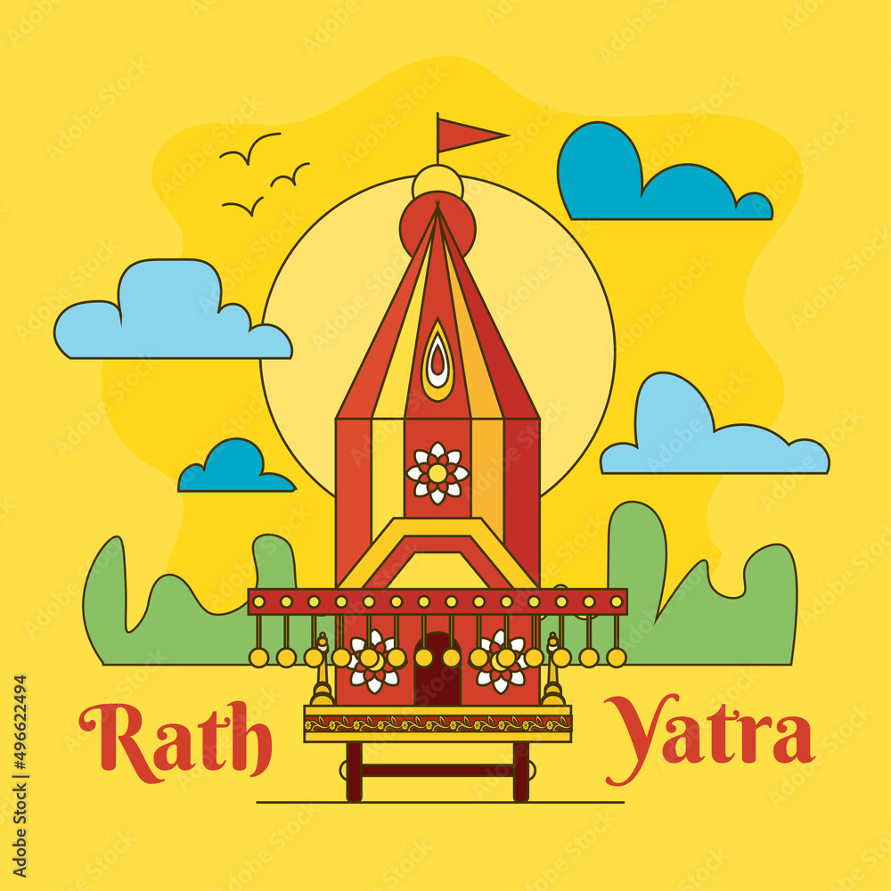 Rath Yatra Template | PosterMyWall-saigonsouth.com.vn