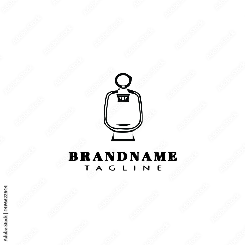 gas lamp logo cartoon black icon design illustration gas lamp logo cartoon black icon design illustration