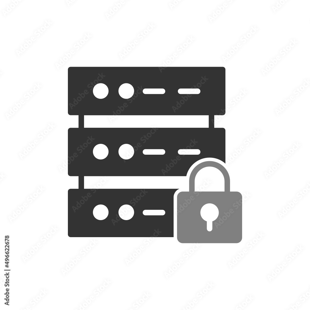 Database Security Icon Database Security Icon