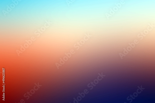 Tableau sur toile Colorful Abstract plain background with vibrant natural colors - Aurora borealis pattern