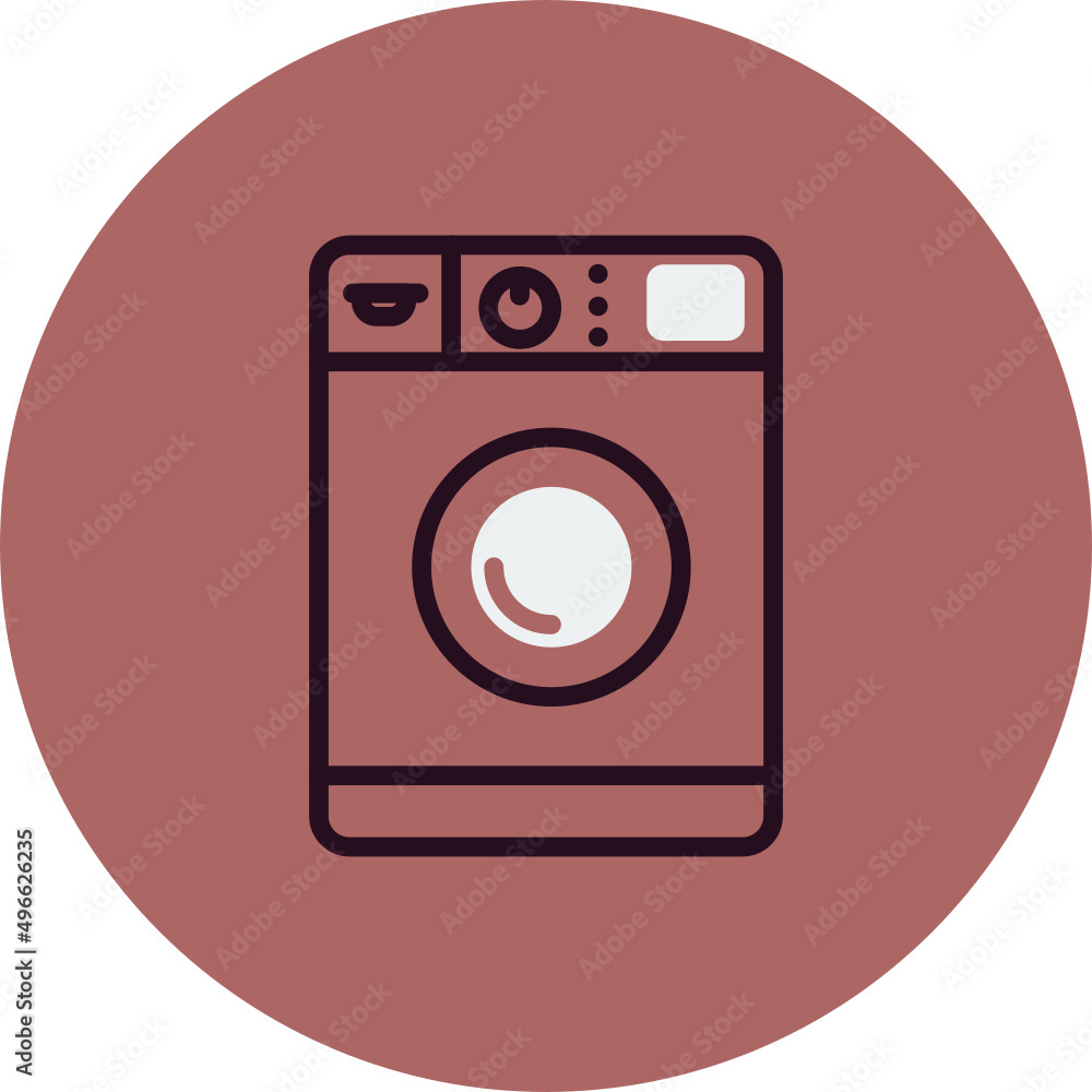 Washing Machine Icon Washing Machine Icon