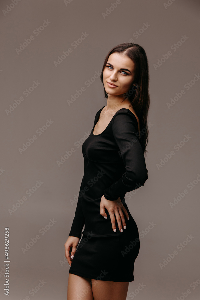 portrait of a person, model posing in studio, woman with long legs and beautiful skin portrait of a person, model posing in studio, woman with long legs and beautiful skin