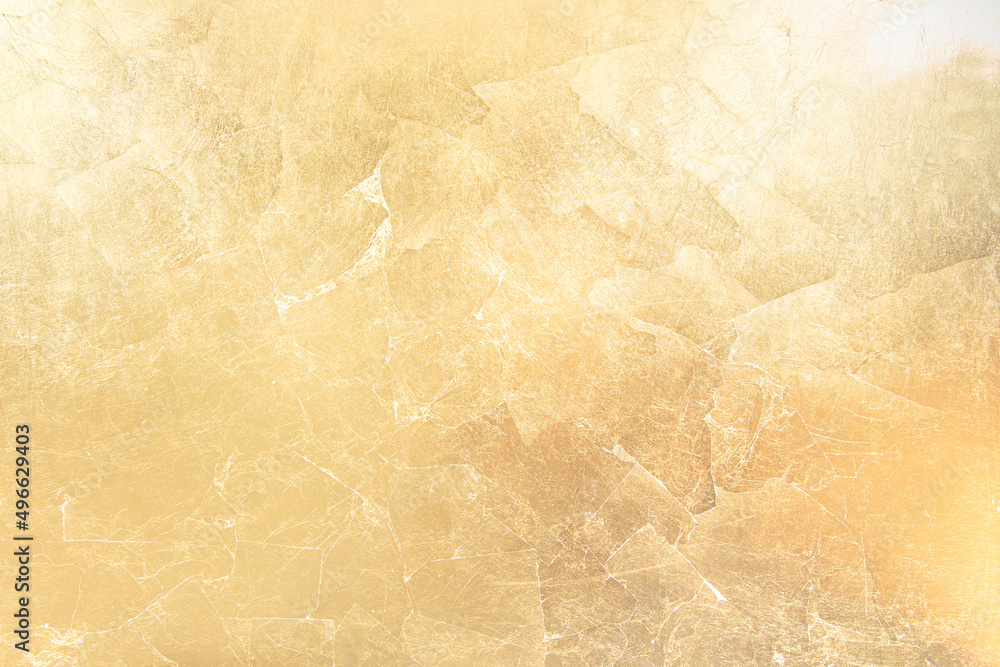 Fototapeta premium Gold shiny surface grunge texture background