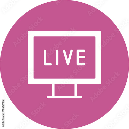 Pc Live Streaming Icon