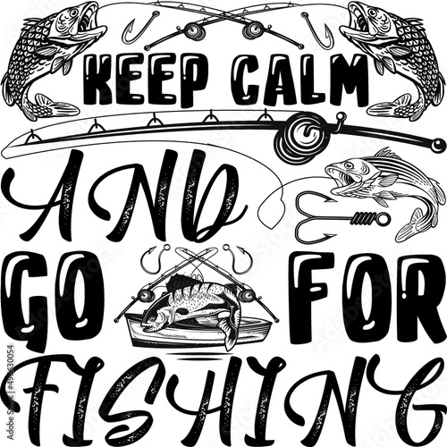 Fishing T-shirt  and SVG Design