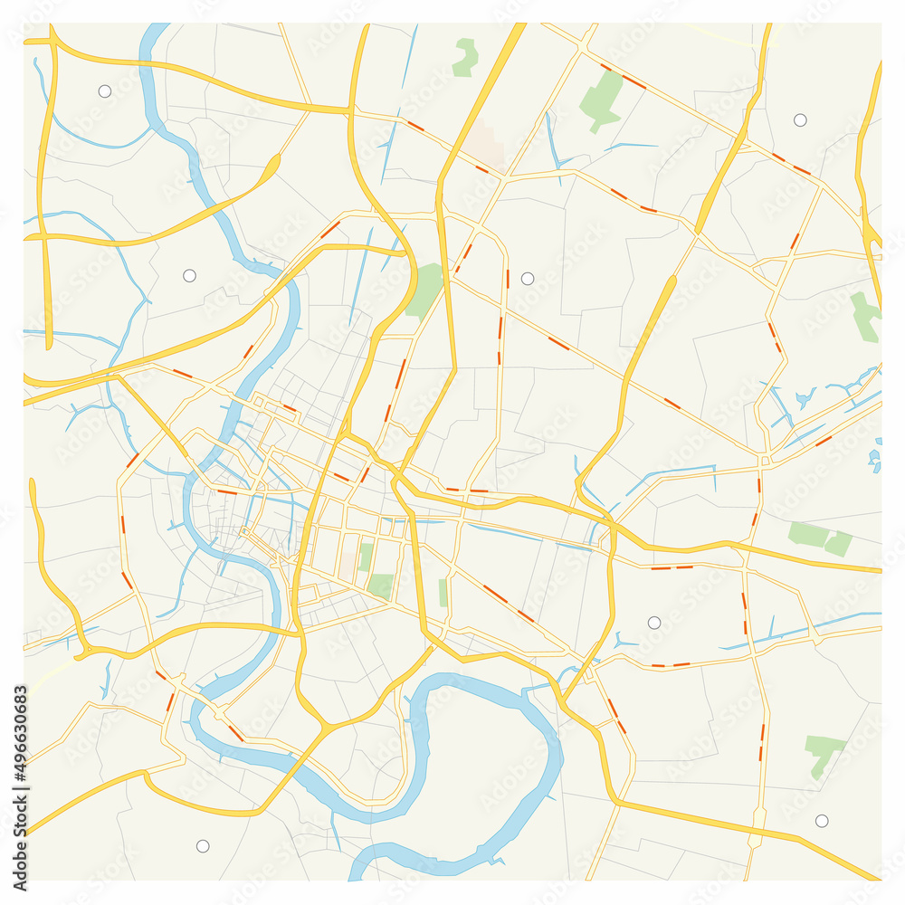 city map for any kind of digital info graphics and print publication.
