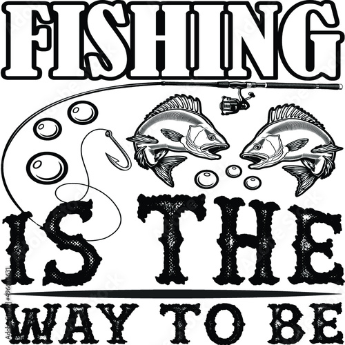 Fishing T-shirt  and SVG Design