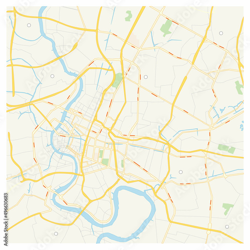 city map for any kind of digital info graphics and print publication. 