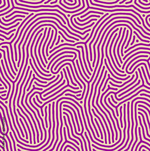 Vector pattern for reproducing a pattern in the form of an imprint of lines (leather pattern)