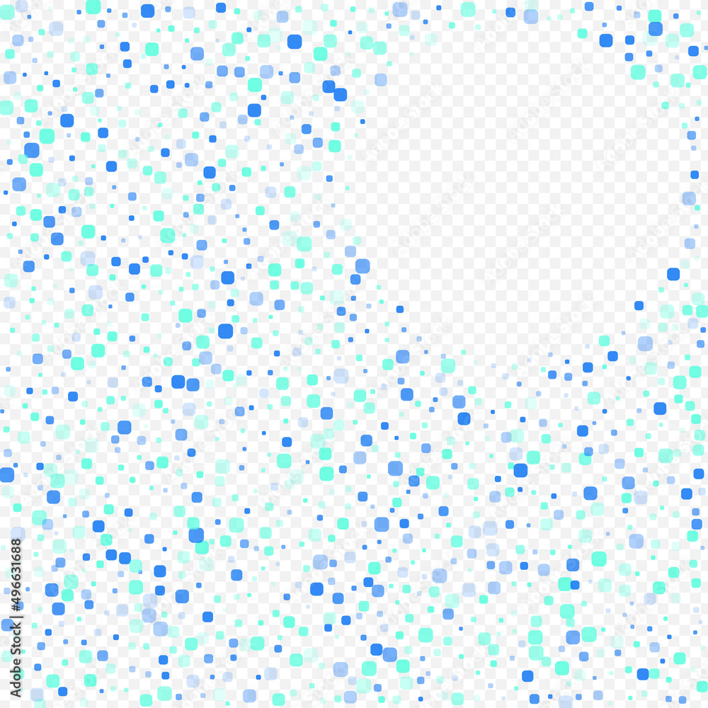 Blue Square Falling Vector Transparent Blue Square Falling Vector Transparent
