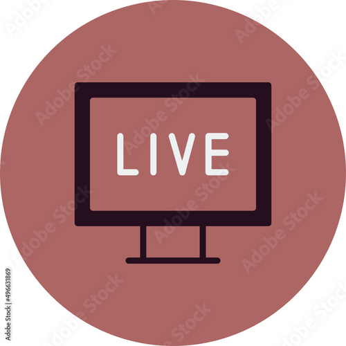 Pc Live Streaming Icon