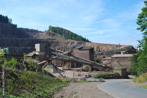 melaphyre quarry photo