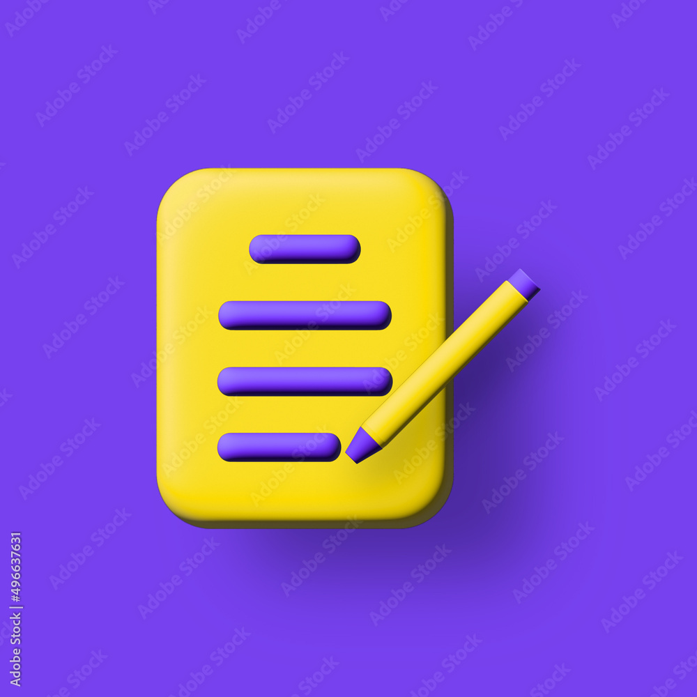 note icon with shadow, isolated, pencil, notepad note icon with shadow, isolated, pencil, notepad