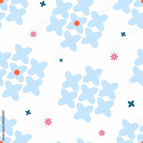Seamless patterns with fabric texture