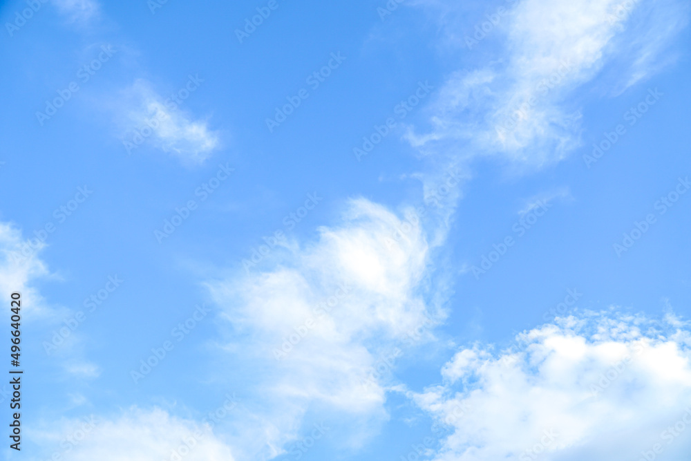 Obraz premium blue sky with clouds